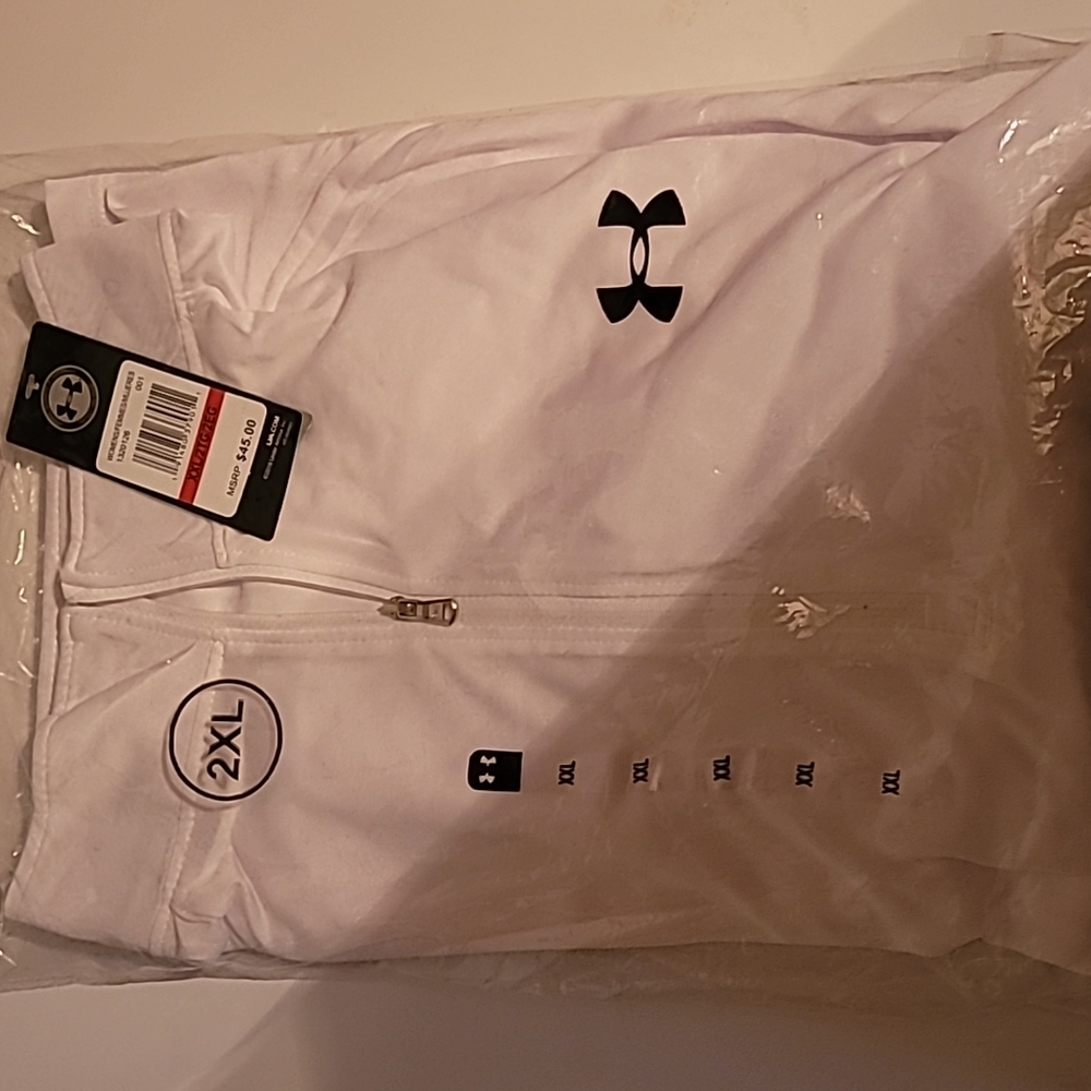 Under Armour Women’s White Full-Zip Hoodie